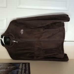 North Face Chocolate Brown Fleece size Medium